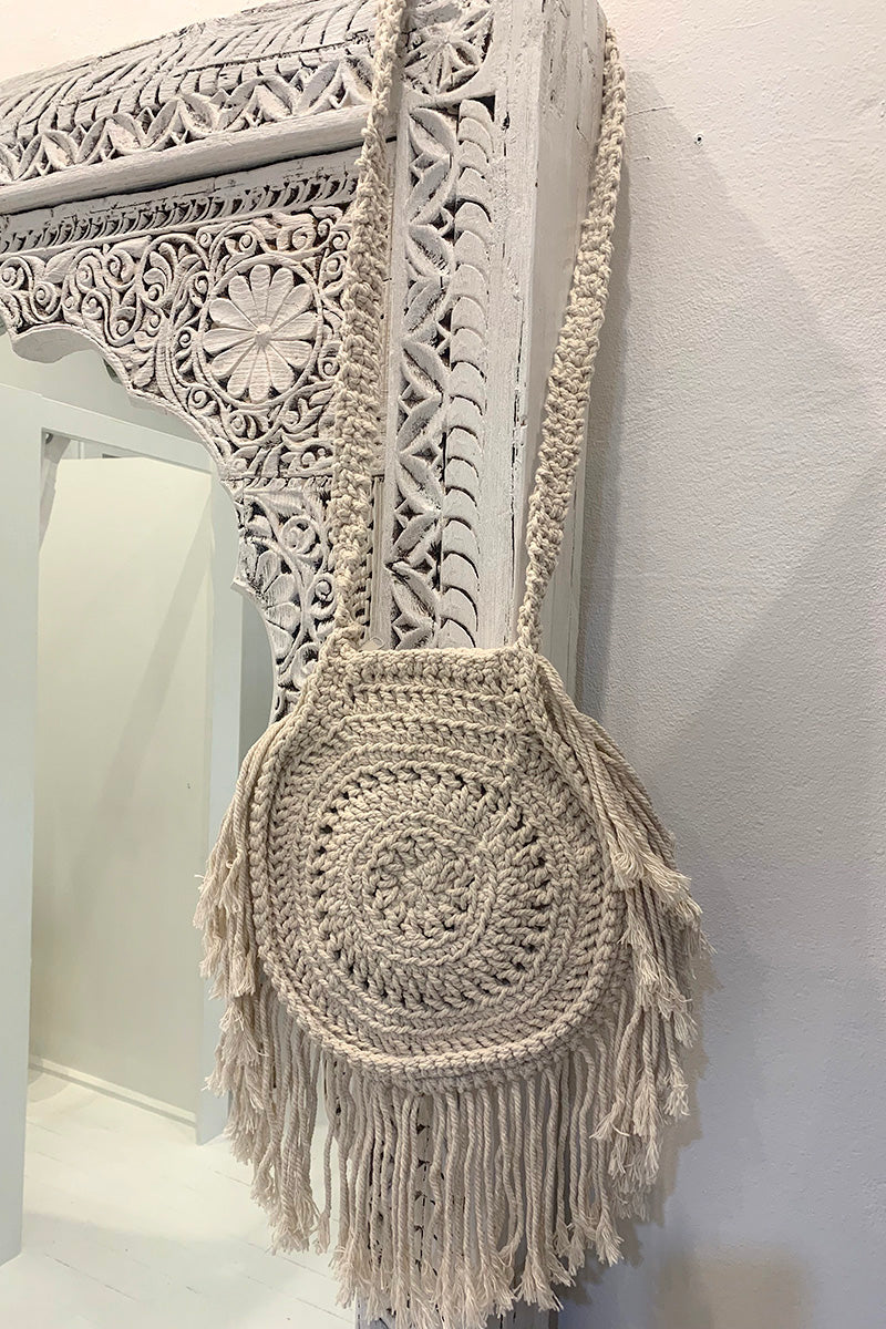 Elysian - Crochet Bag Cream