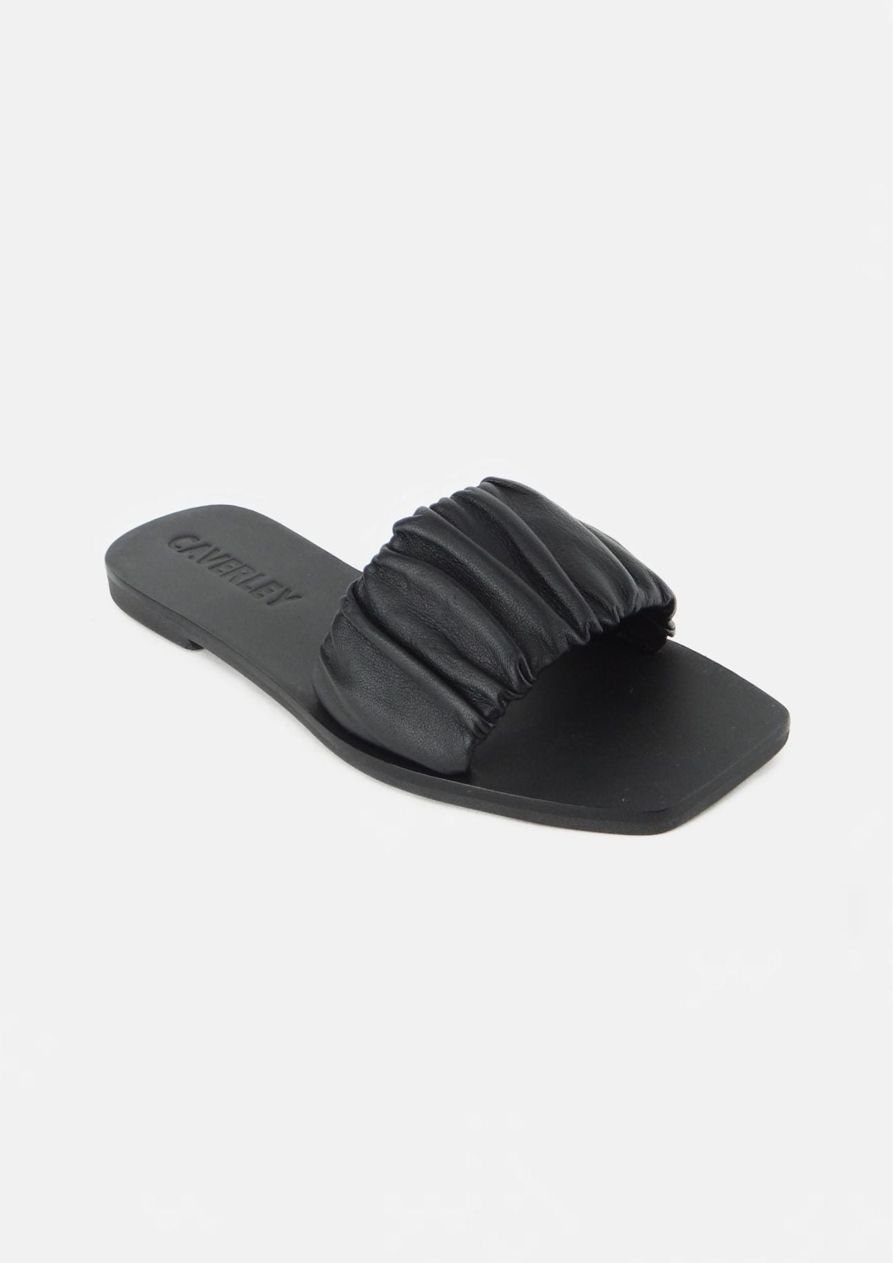 caverley - Scrunch Slide Black