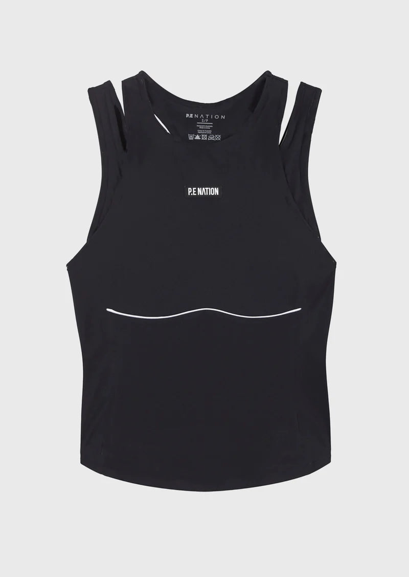 Elysian Collective PE Nation Downtempo Tank Black