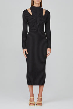 Elysian Collective Acler Collins Dress Black
