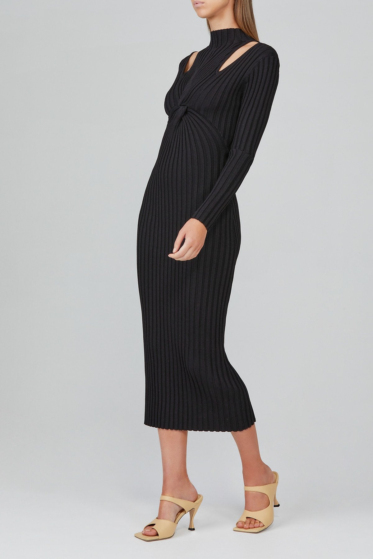 Elysian Collective Acler Collins Dress Black