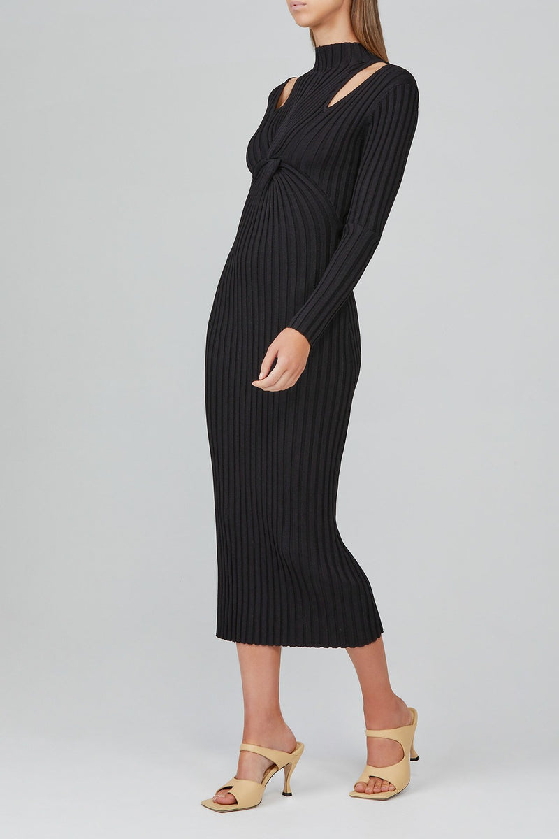 Elysian Collective Acler Collins Dress Black