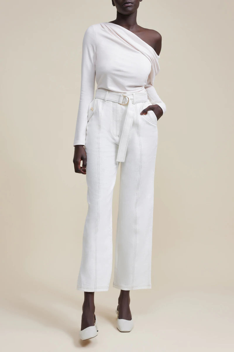 Elysian Collective Acler Dakota Pant Ivory