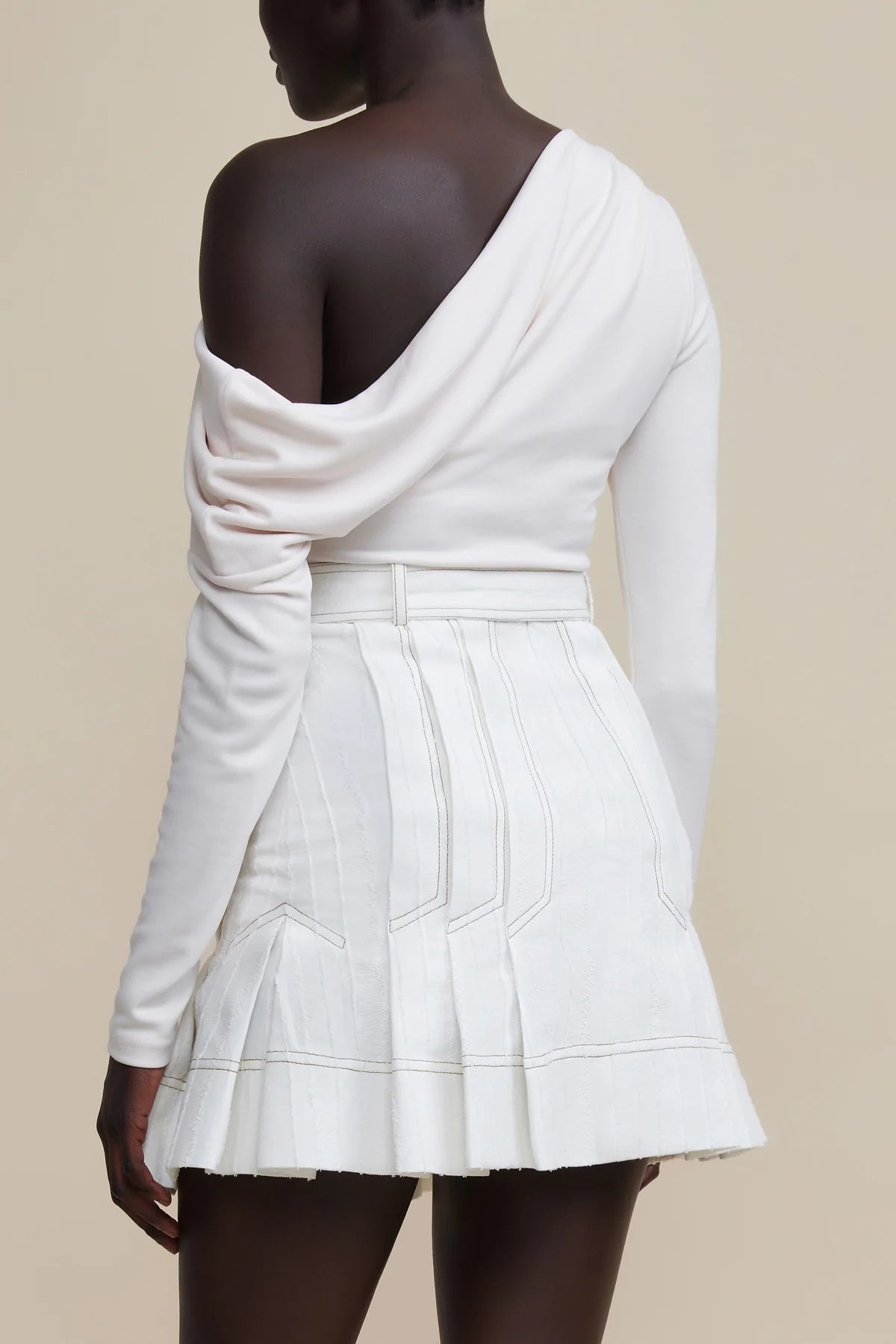 Elysian Collective Acler Everglade Skirt White