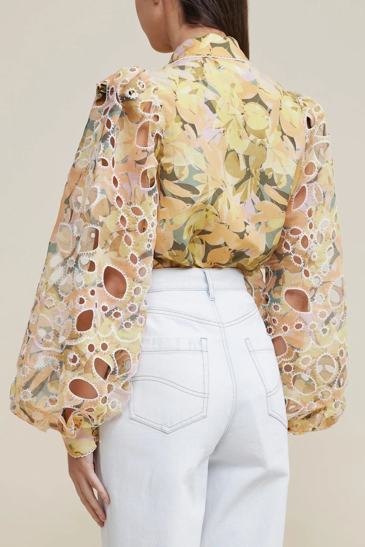 Elysian Collective Acler Gould Blouse Kaleidoscope Floral