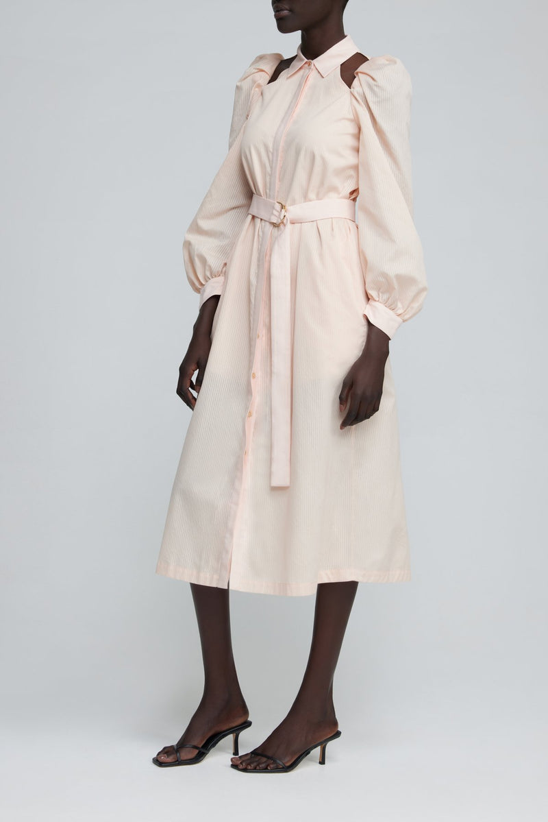 Elysian Collective Acler Harberton Dress Dusty Pink