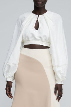 Elysian Collective Acler Harlow Top Ivory