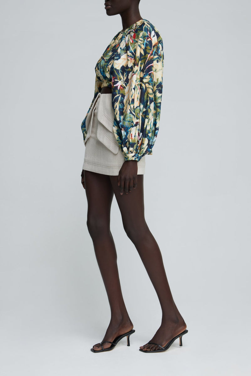 Elysian Collective Acler Harlow Top Moody Floral