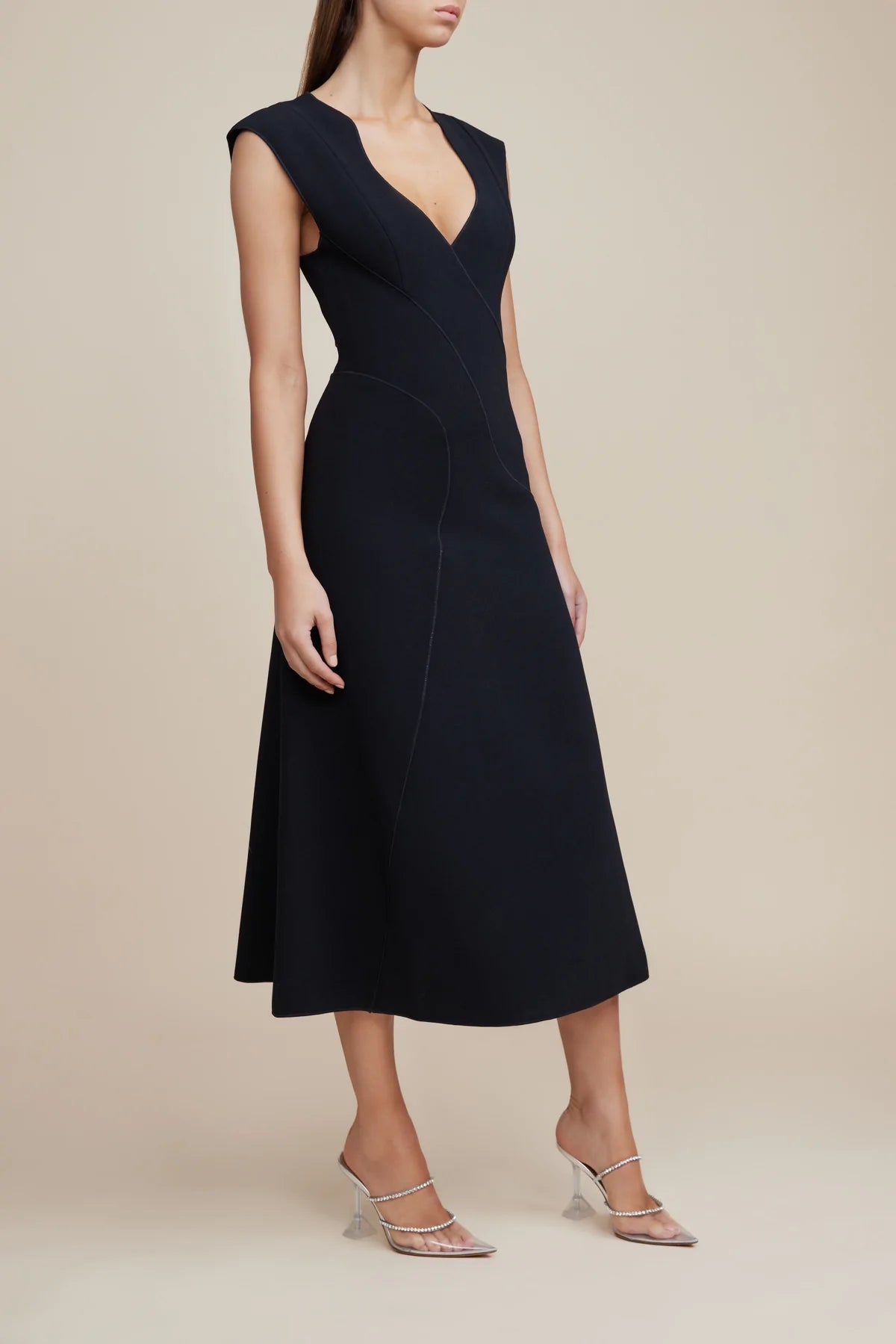 Elysian Collective Acler Harwood Dress Black