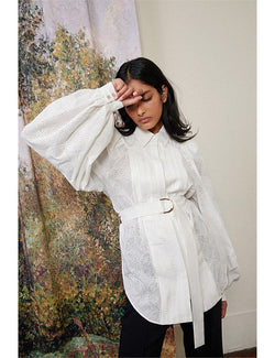 Elysian Collective Acler Klara Shirt Ivory