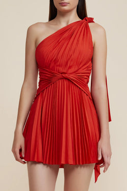 Elysian Collective Acler Luton Dress Scarlet