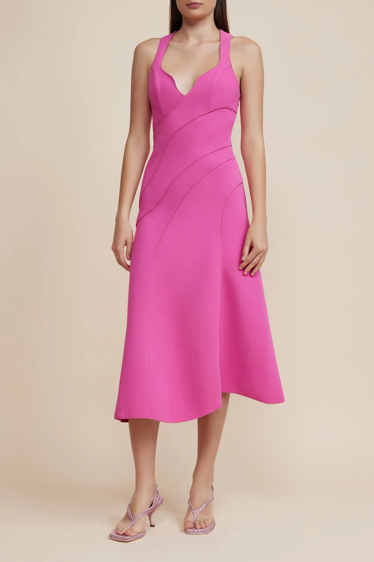 Elysian Collective Acler Newgate Dress Magenta