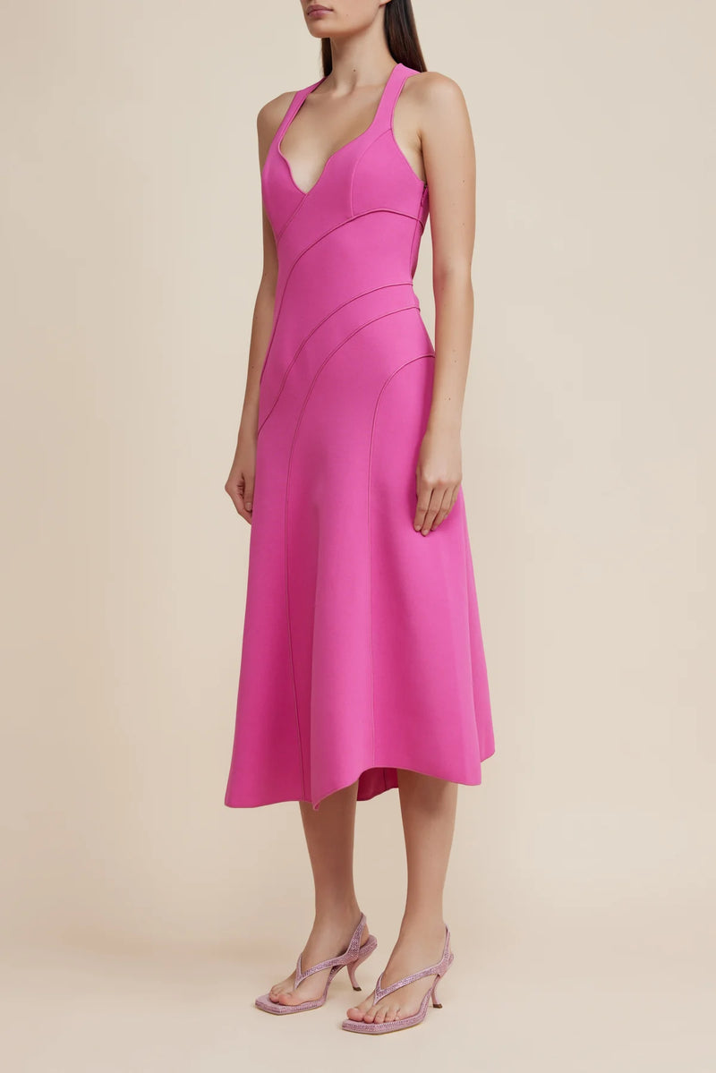 Elysian Collective Acler Newgate Dress Magenta