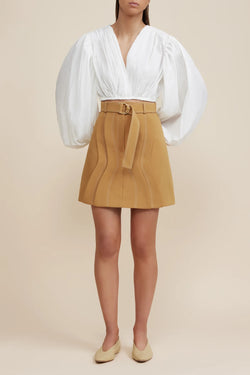 Elysian Collective Acler Oatley Skirt Caramel
