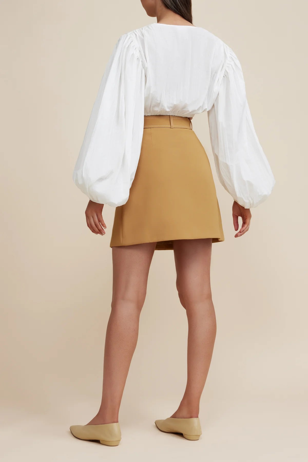 Elysian Collective Acler Oatley Skirt Caramel