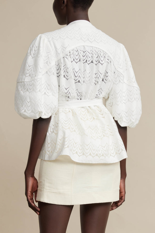Elysian Collective Acler Stapleton Top Ivory