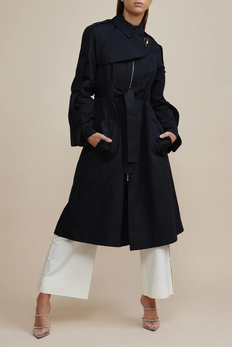 Elysian Collective Acler Thatcher Coat Black