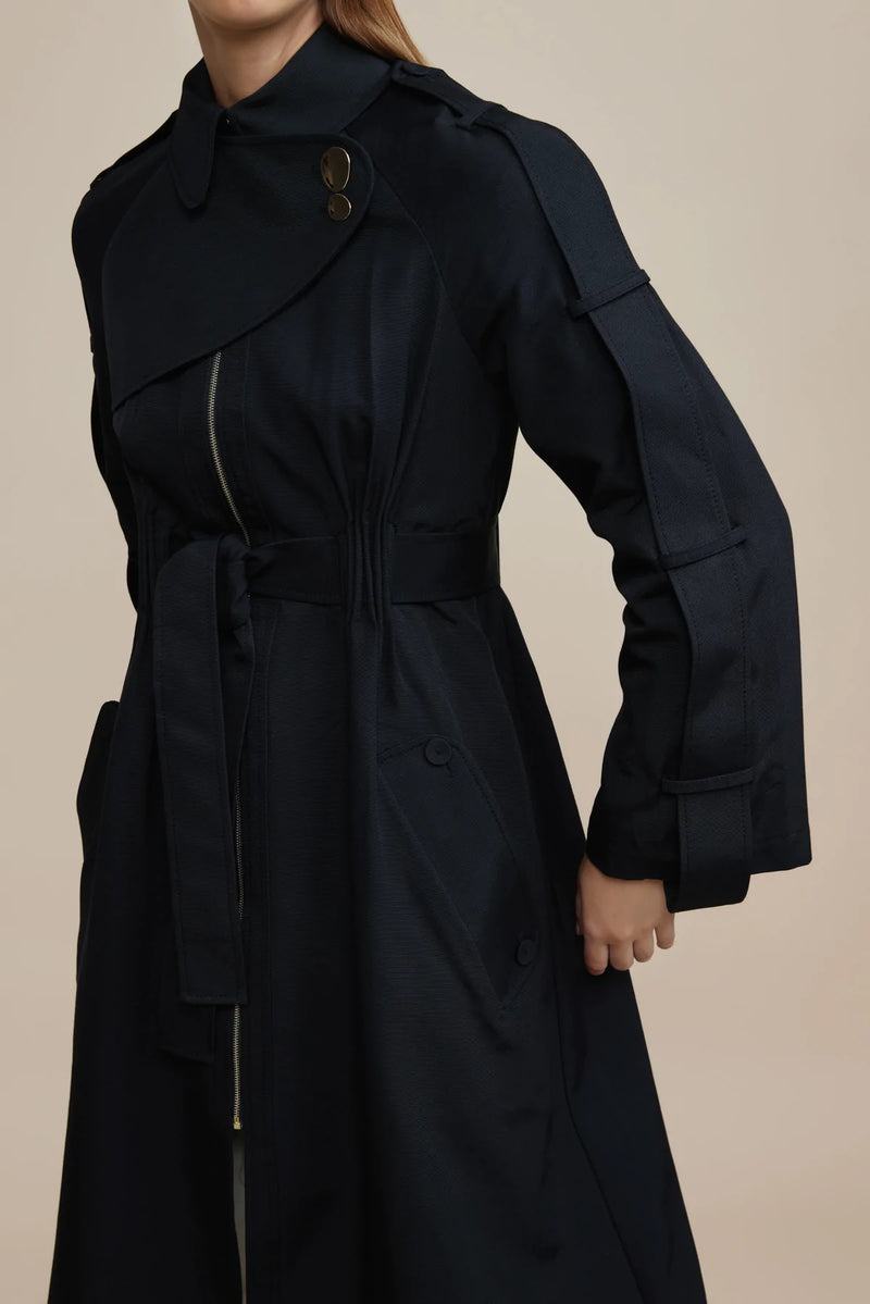 Elysian Collective Acler Thatcher Coat Black