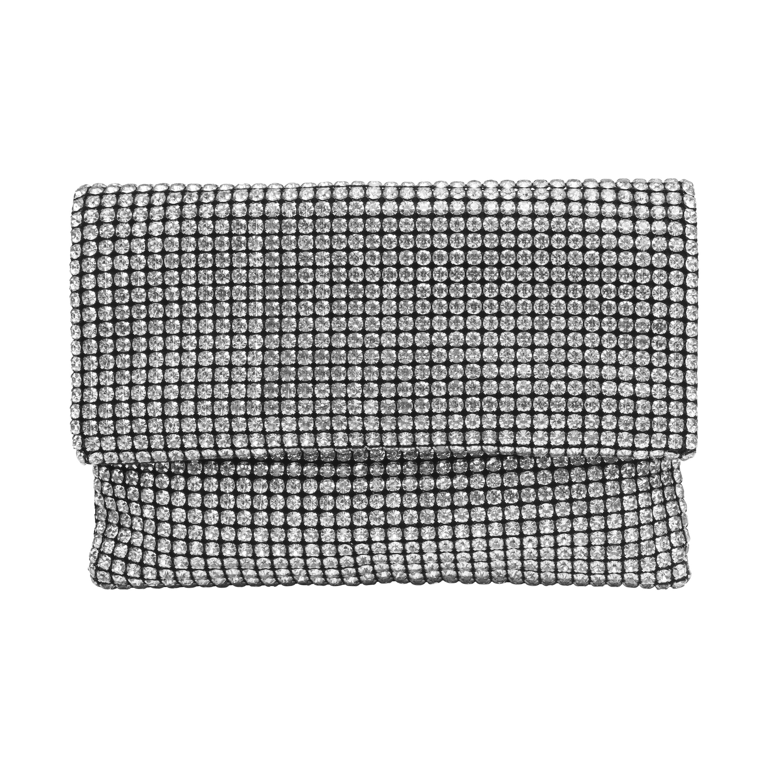 Elysian Collective Amber Sceats Hurley Clutch Silver