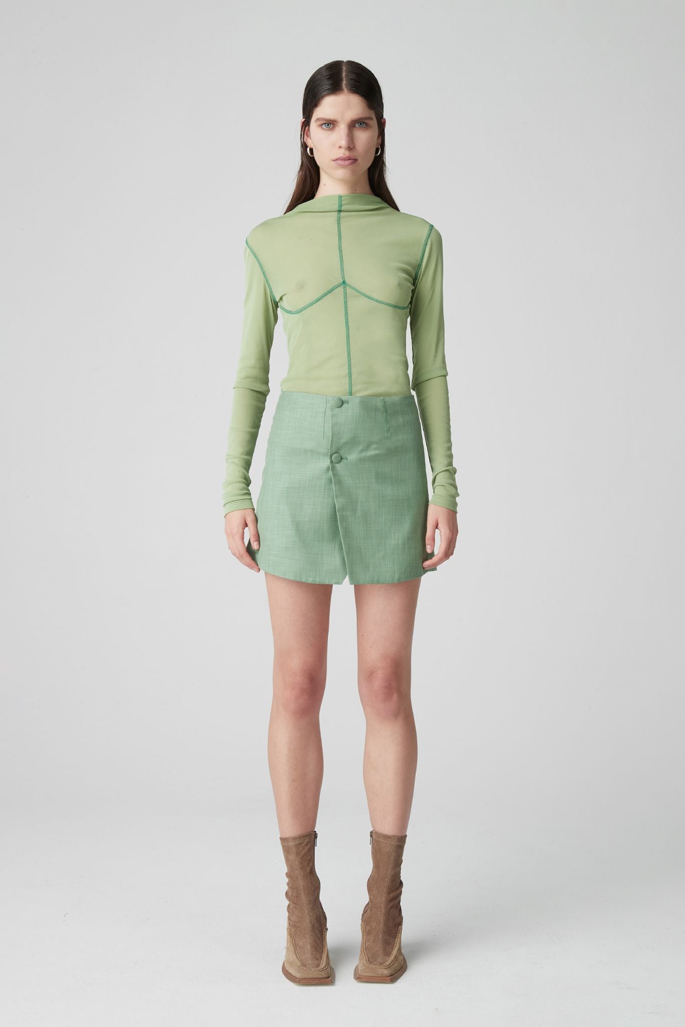 Elysian Collective Atoir X Lara Worthington 002 Top Grass Green