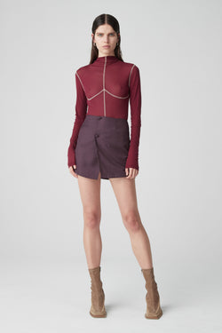 Elysian Collective Atoir X Lara Worthington 002 Top Maroon