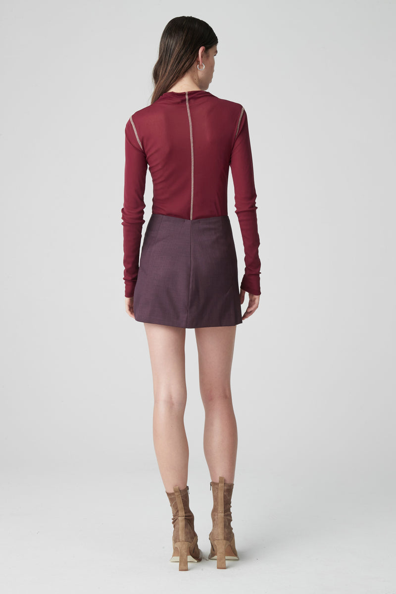 Elysian Collective Atoir X Lara Worthington 002 Top Maroon