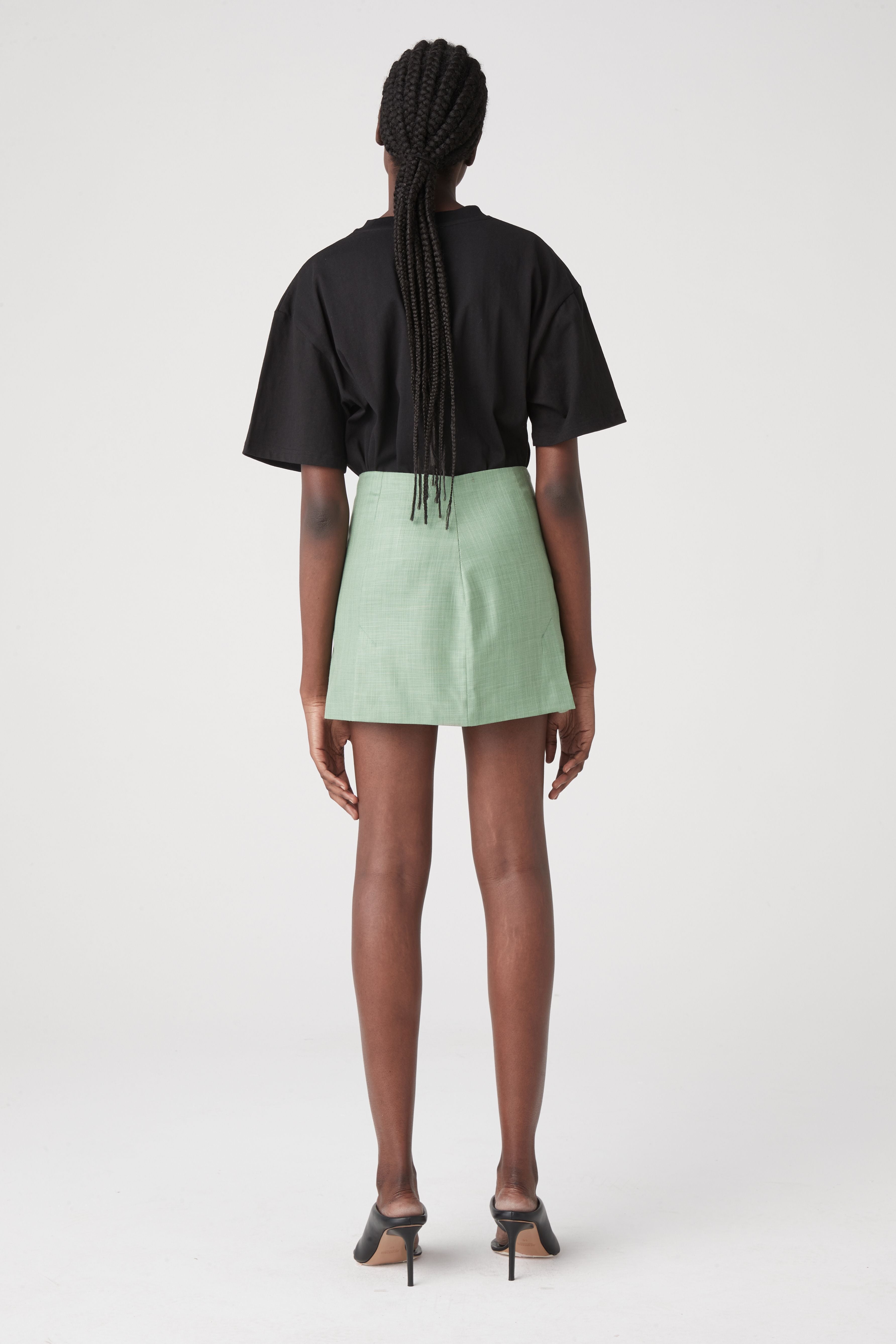 Elysian Collective Atoir X Lara Worthington 003 Skirt Grass Green