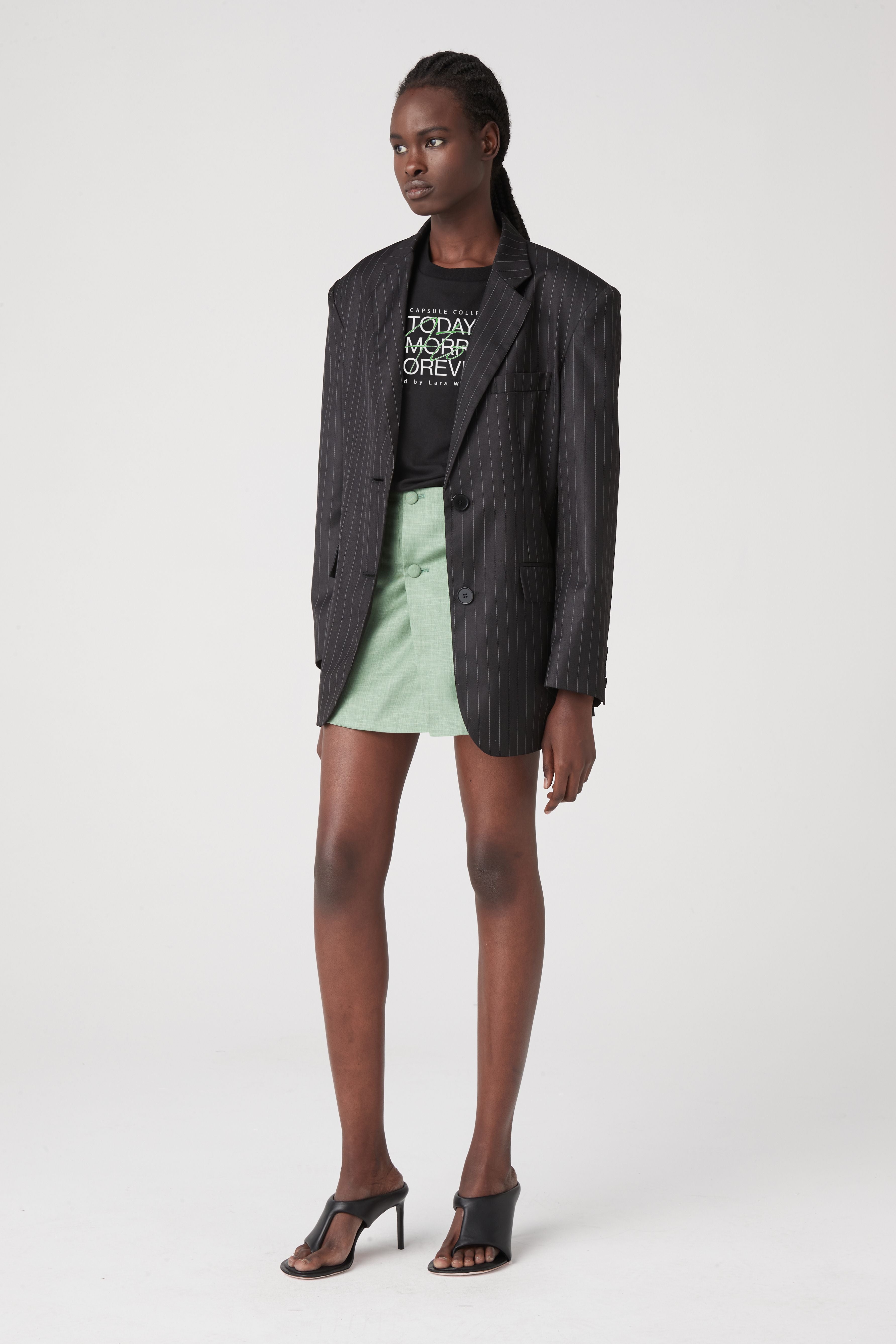 Elysian Collective Atoir X Lara Worthington 003 Skirt Grass Green