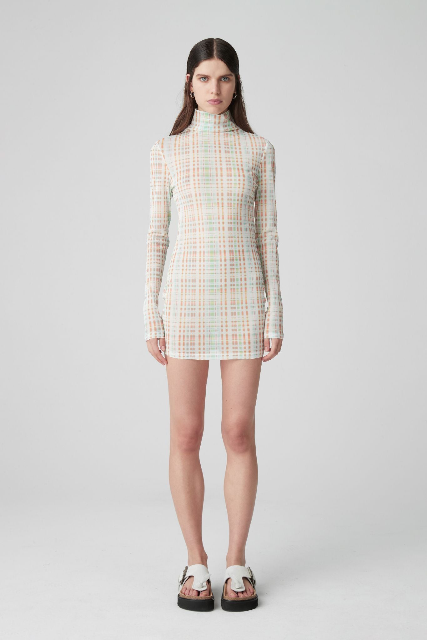 Elysian Collective Atoir x Lara Worthington 006 Dress Green Check