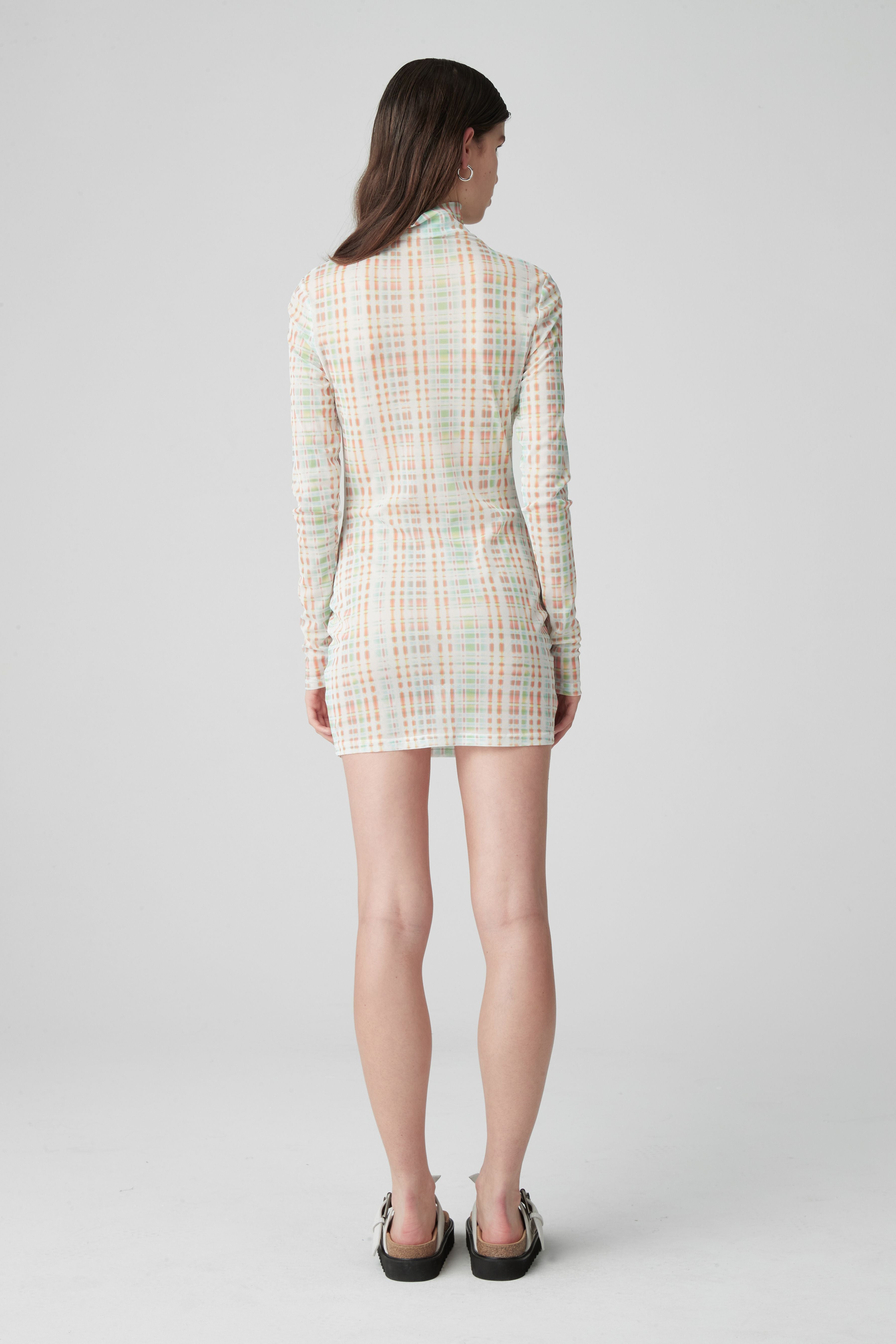 Elysian Collective Atoir x Lara Worthington 006 Dress Green Check