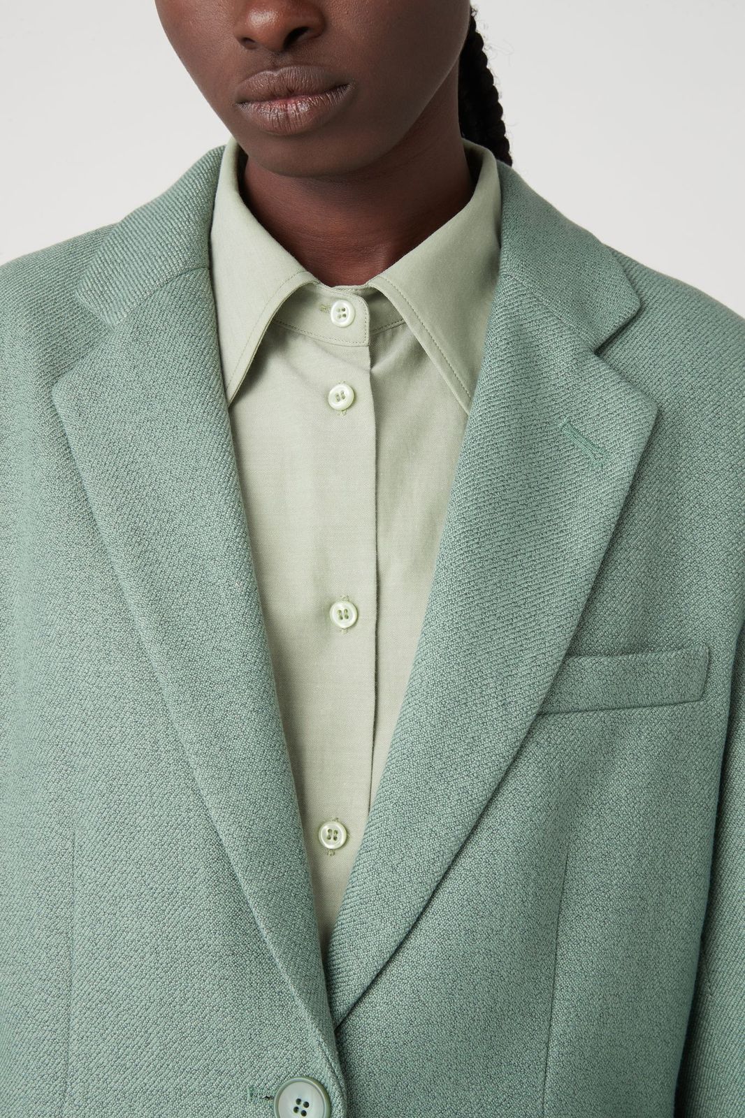 Elysian Collective Atoir x Lara Worthington  002 Blazer Spearmint