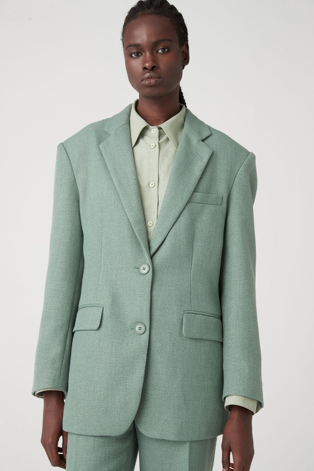 Elysian Collective Atoir x Lara Worthington  002 Blazer Spearmint