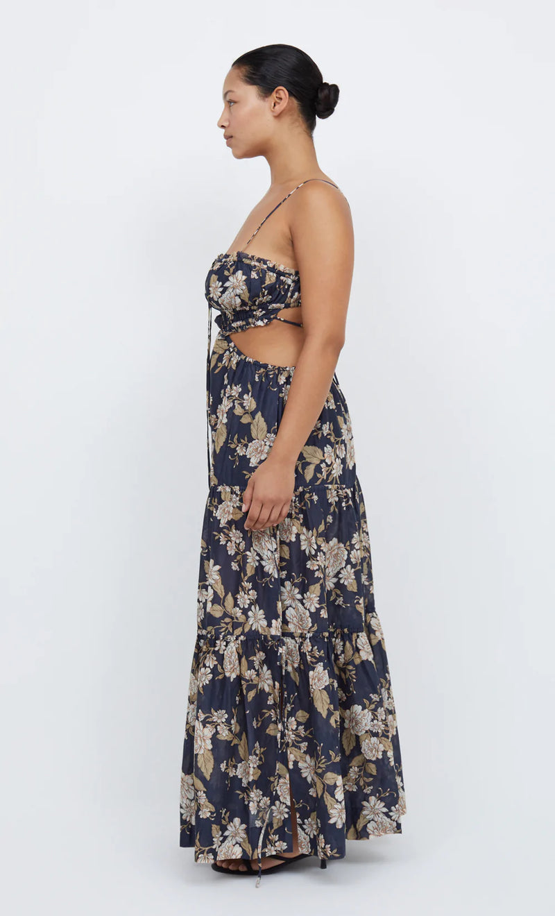 BEC BRIDGE ALEXANDRA TIE MAXI DRESS Opaline Floral