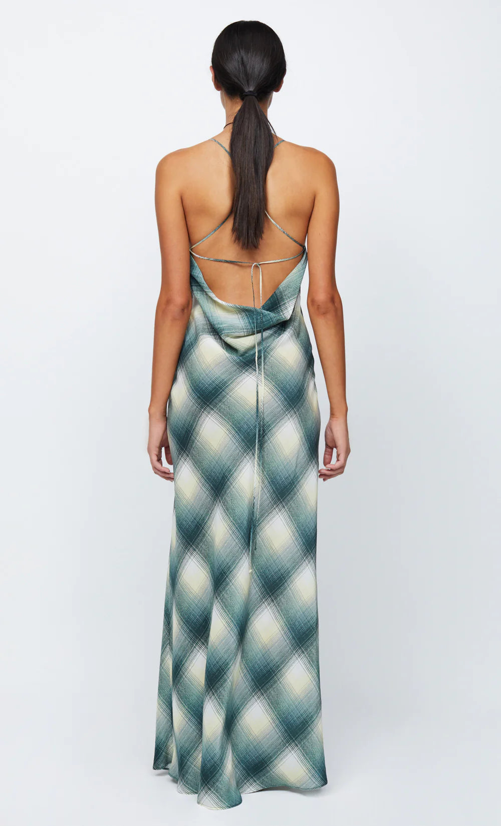 Elysian Collective Bec and Bridge Edie Split Maxi Dress Teal