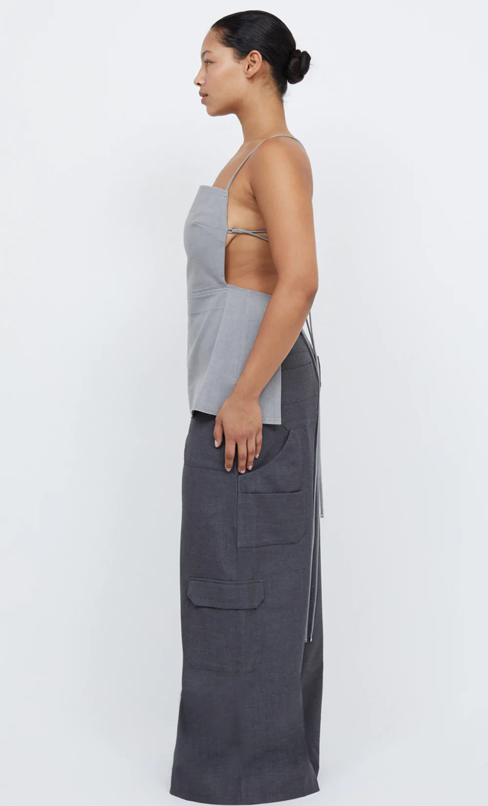 BEC + BRIDGE - HEIDI TOP (Light Grey) FINAL SALE