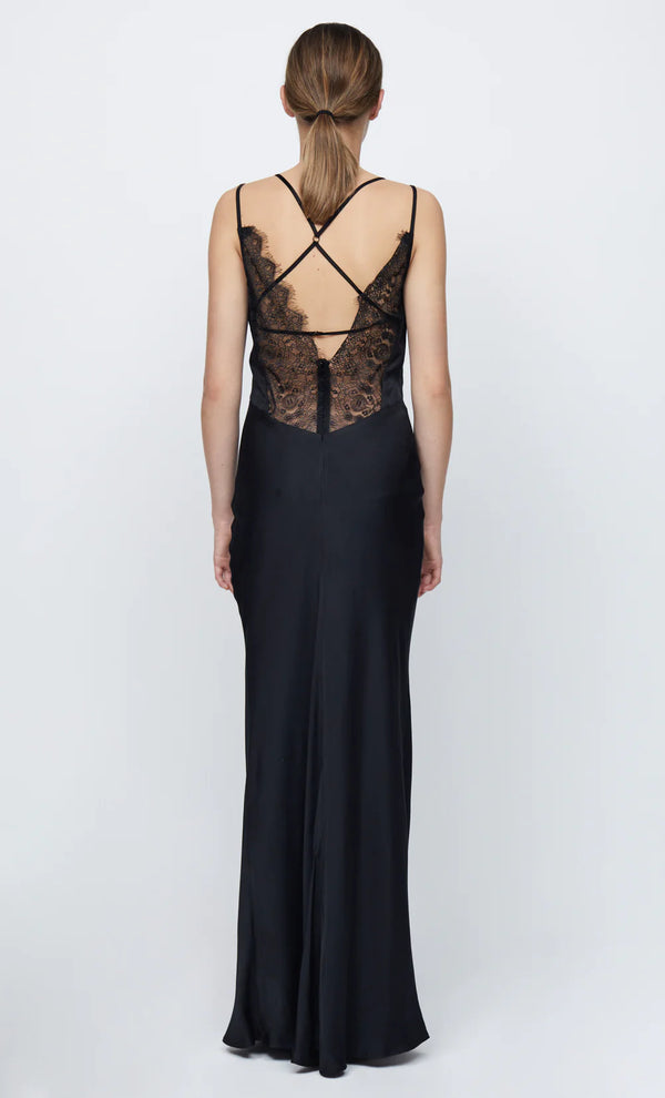 Elysian Collective Bec & Bridge Lucille Lace Maxi Dress Black