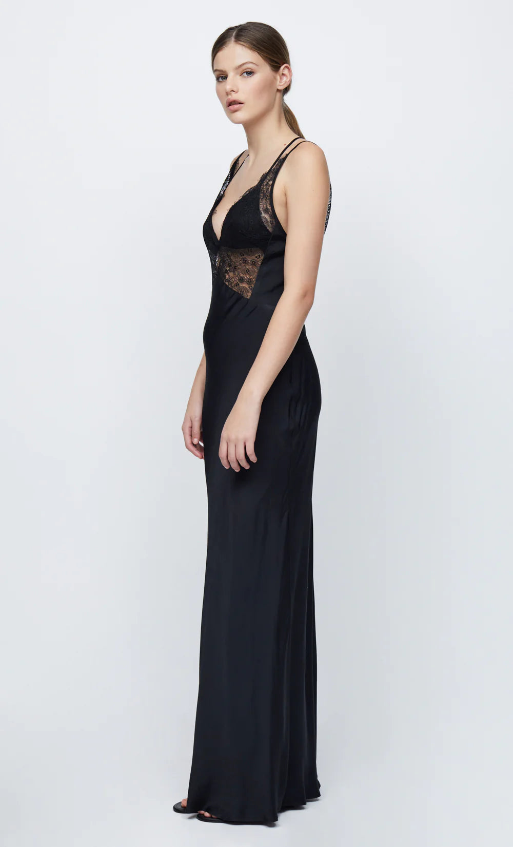 Elysian Collective Bec & Bridge Lucille Lace Maxi Dress Black