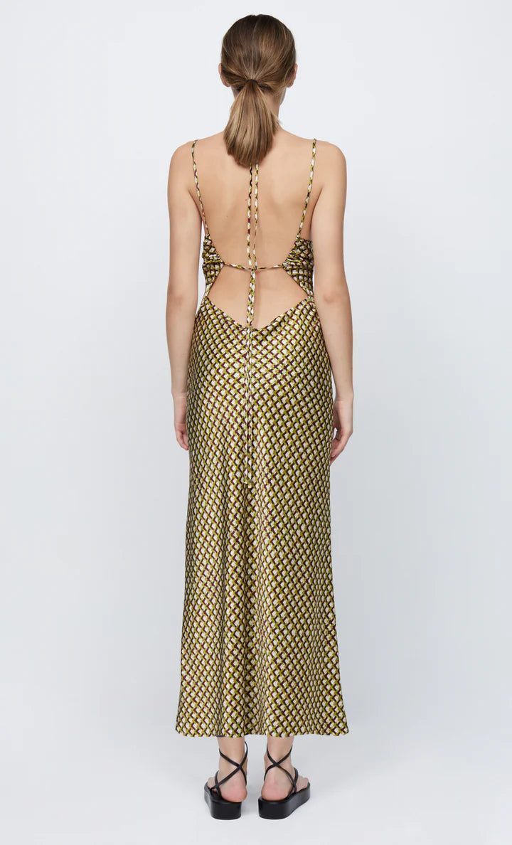 Elysian Collective Bec + Bridge Quinn Maxi Dress Siena Geo