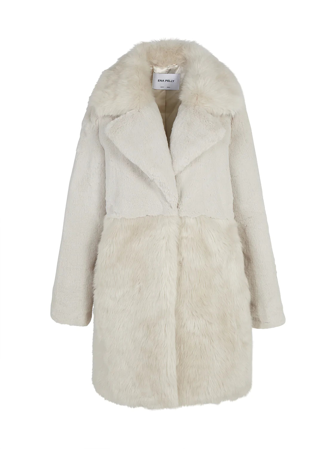 Elysian Collective Bobby Faux Fur Jacket Bone