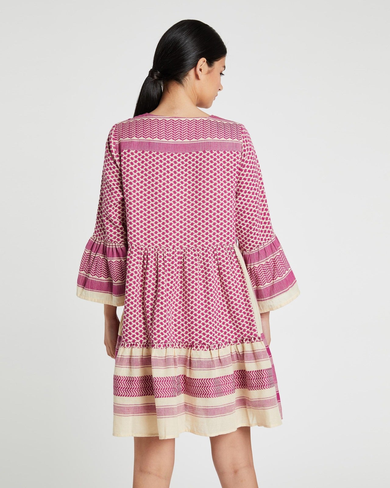 Elysian Collective Cecilie Copenhagen Julia Dress Fuschia