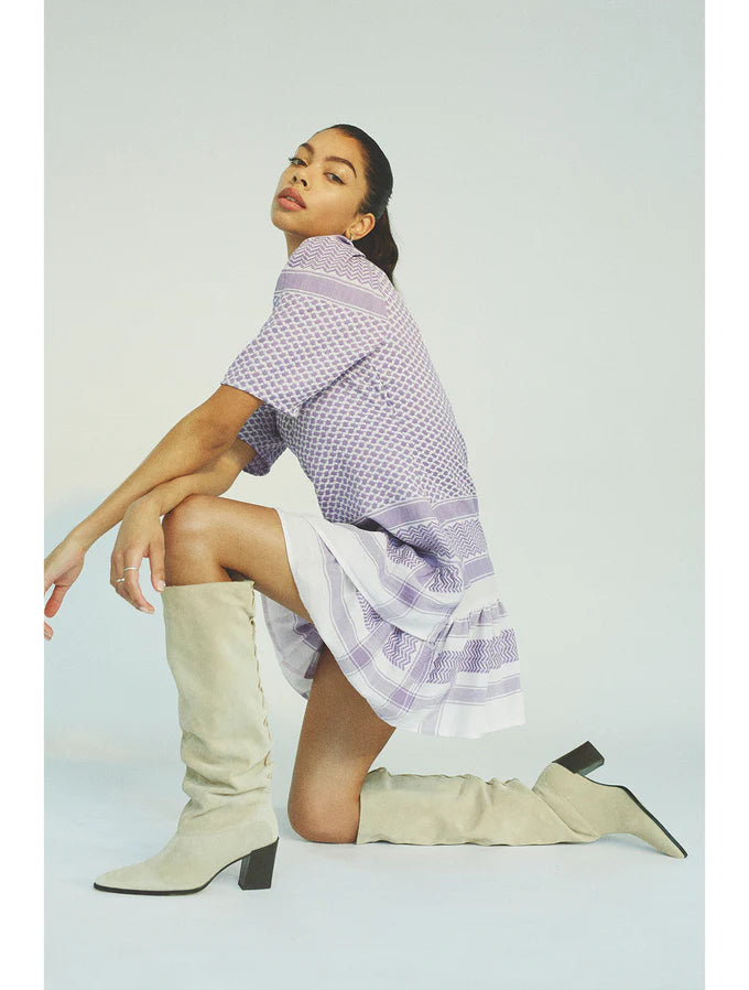 Elysian Collective Cecilie Copenhagen Olivia Dress Lavender Fog