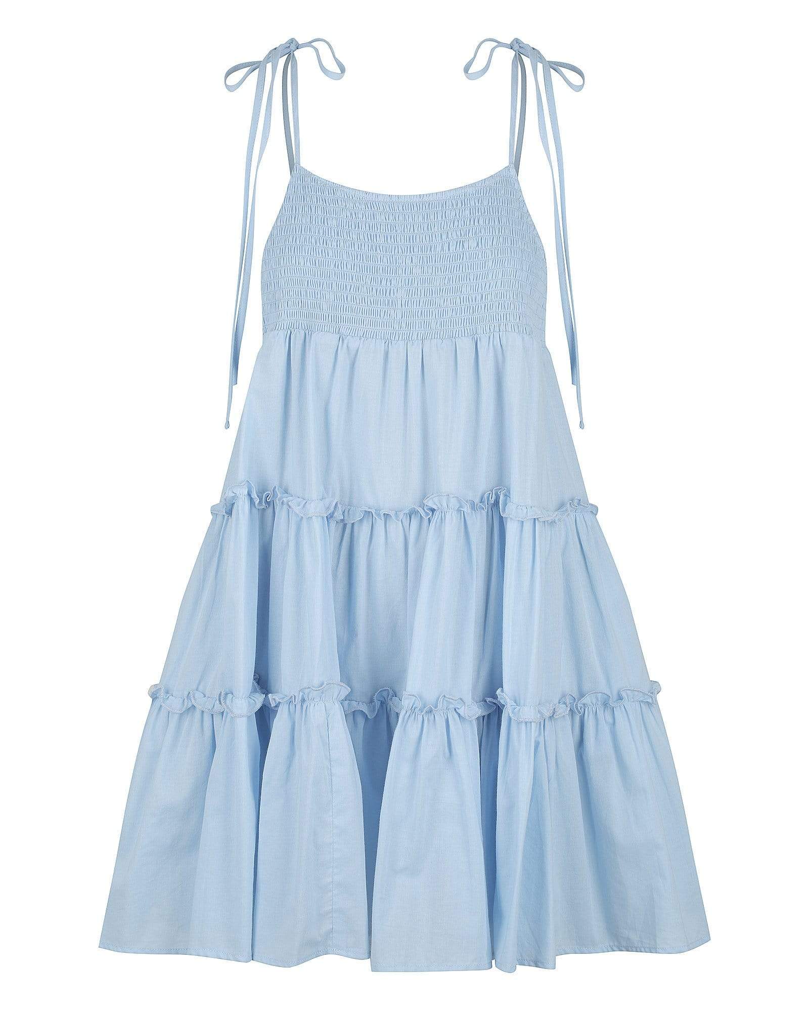 Elysian Collective Charlie Holiday Seaside Dress Sky Blue