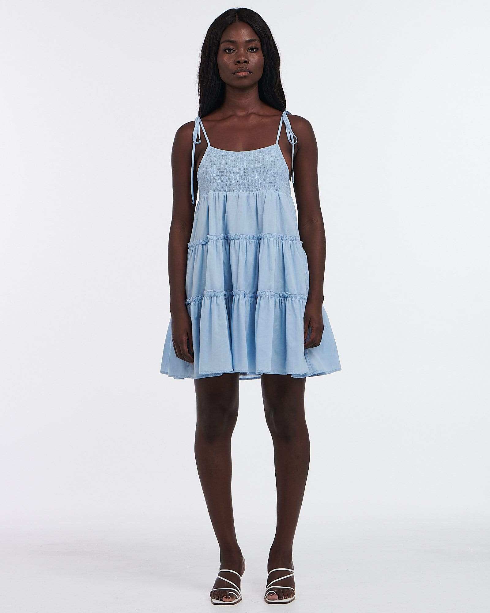 Elysian Collective Charlie Holiday Seaside Dress Sky Blue