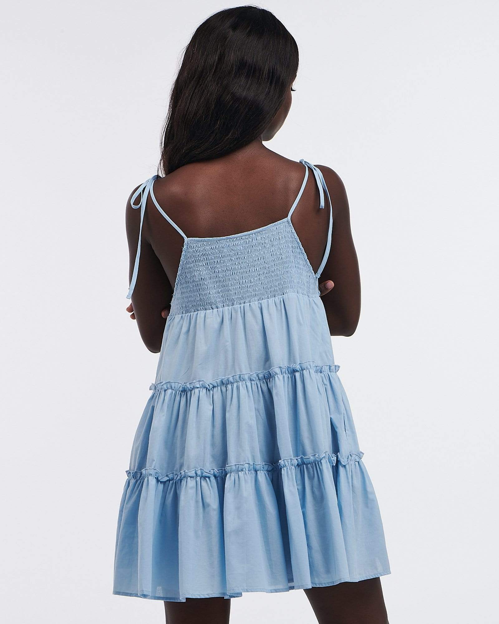 Elysian Collective Charlie Holiday Seaside Dress Sky Blue