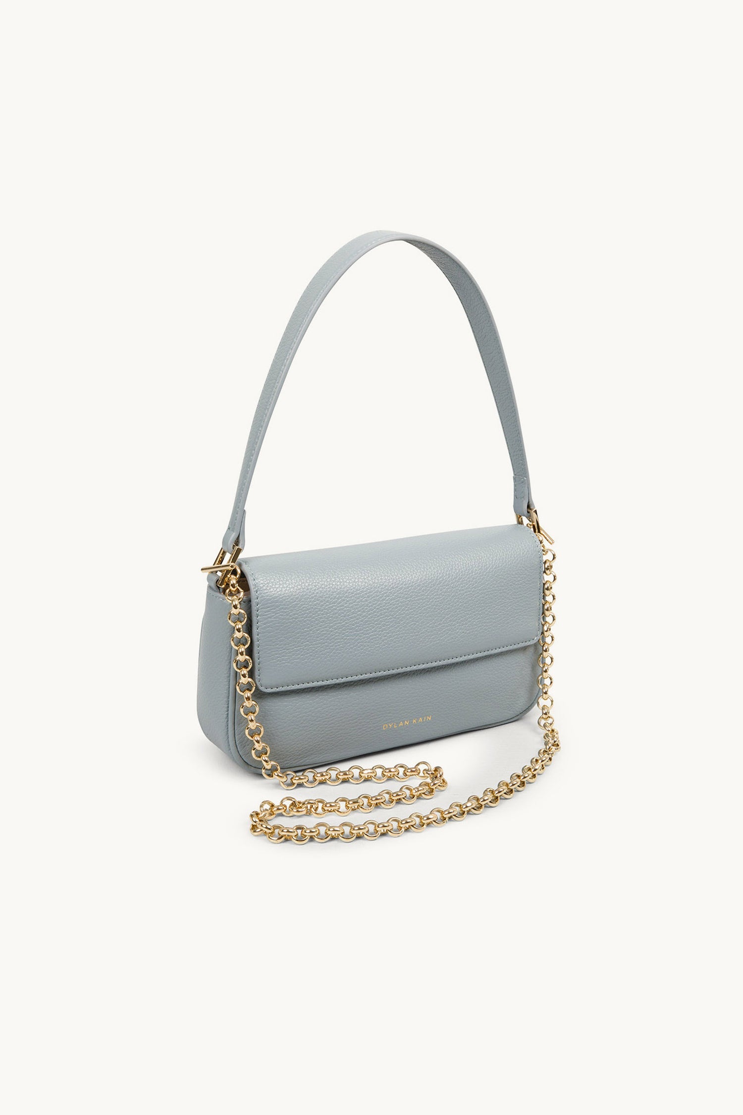 Elysian Collective Dylan Kain Soft Baguette Bag Dusty Blue