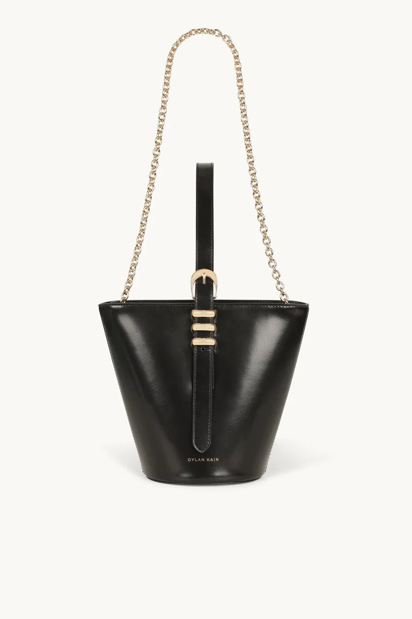 Elysian Collective Dylan Kain The Fox Bucket Bag Light Gold