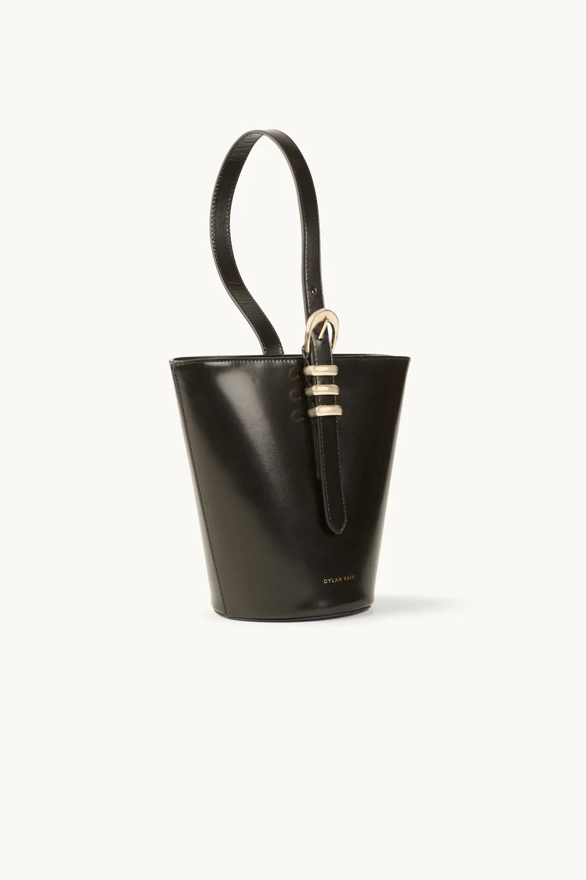 Elysian Collective Dylan Kain The Fox Bucket Bag Light Gold