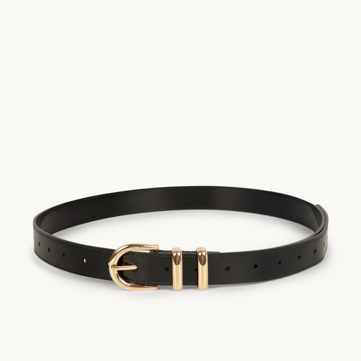 Dylan Kain Black Belt Gold Hardware Dylan Kain The Birkin Belt - AirRobe main image 3