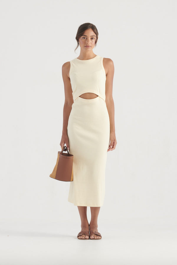 Elysian Collective Elka Collective Alia Dress Butter Yellow