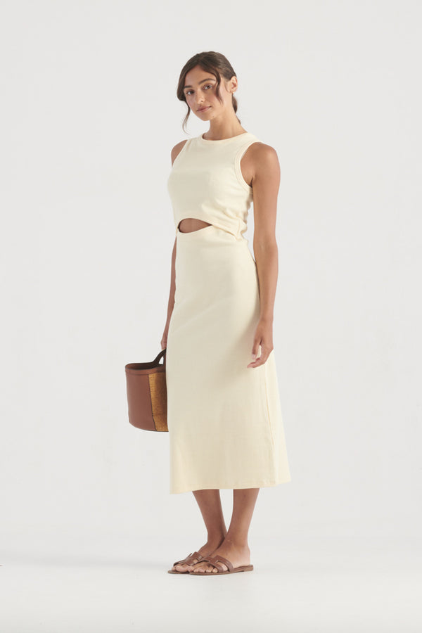 Elysian Collective Elka Collective Alia Dress Butter Yellow